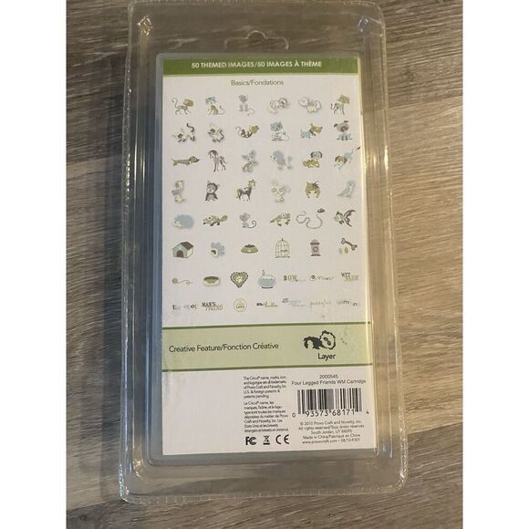 Cricut Lite Cartridge - FOUR LEGGED Friends - Sealed In Original Packaging - Picture 2 of 4